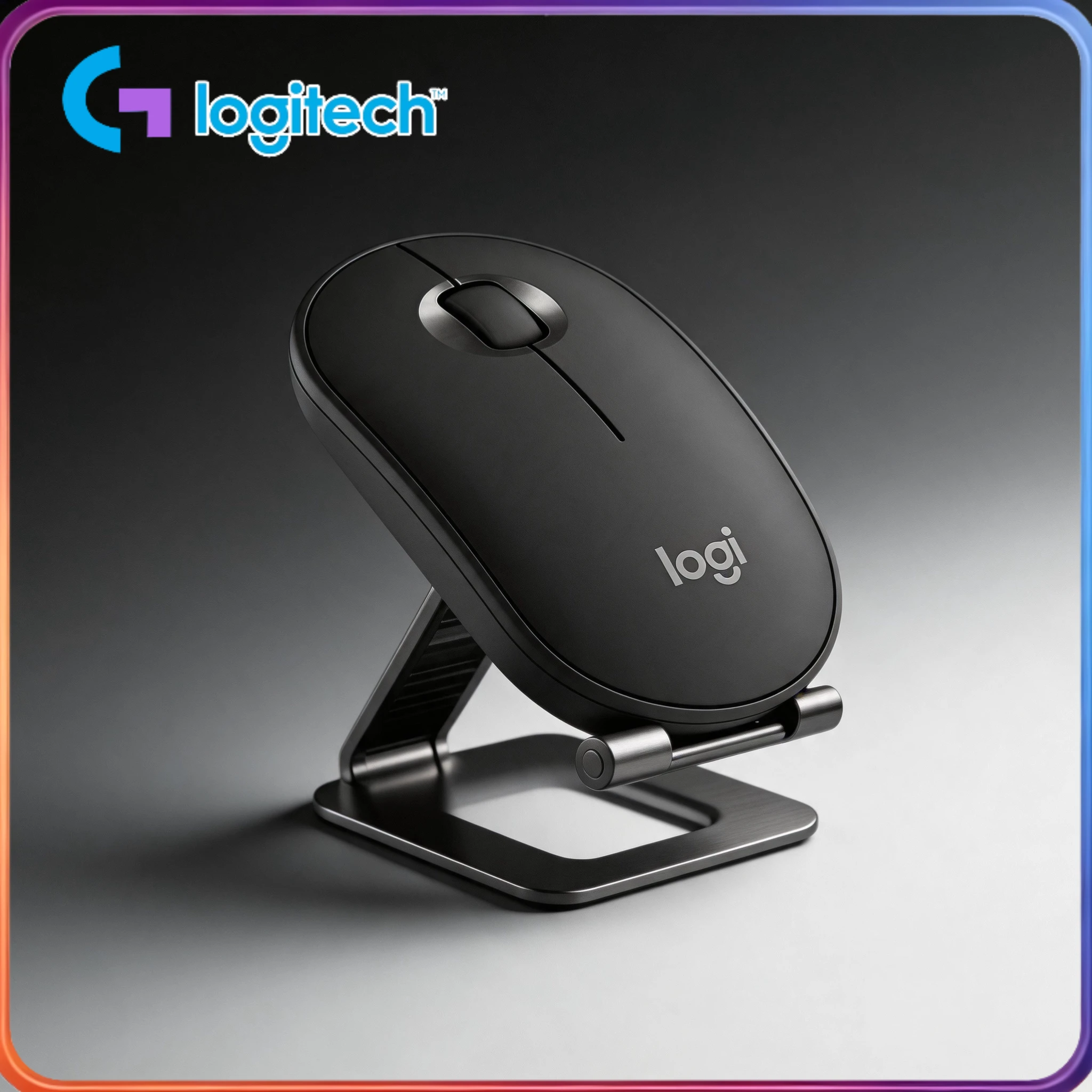 

Logitech M350 Wireless Mouse, with eco-friendly design and silent buttons that won't disturb others