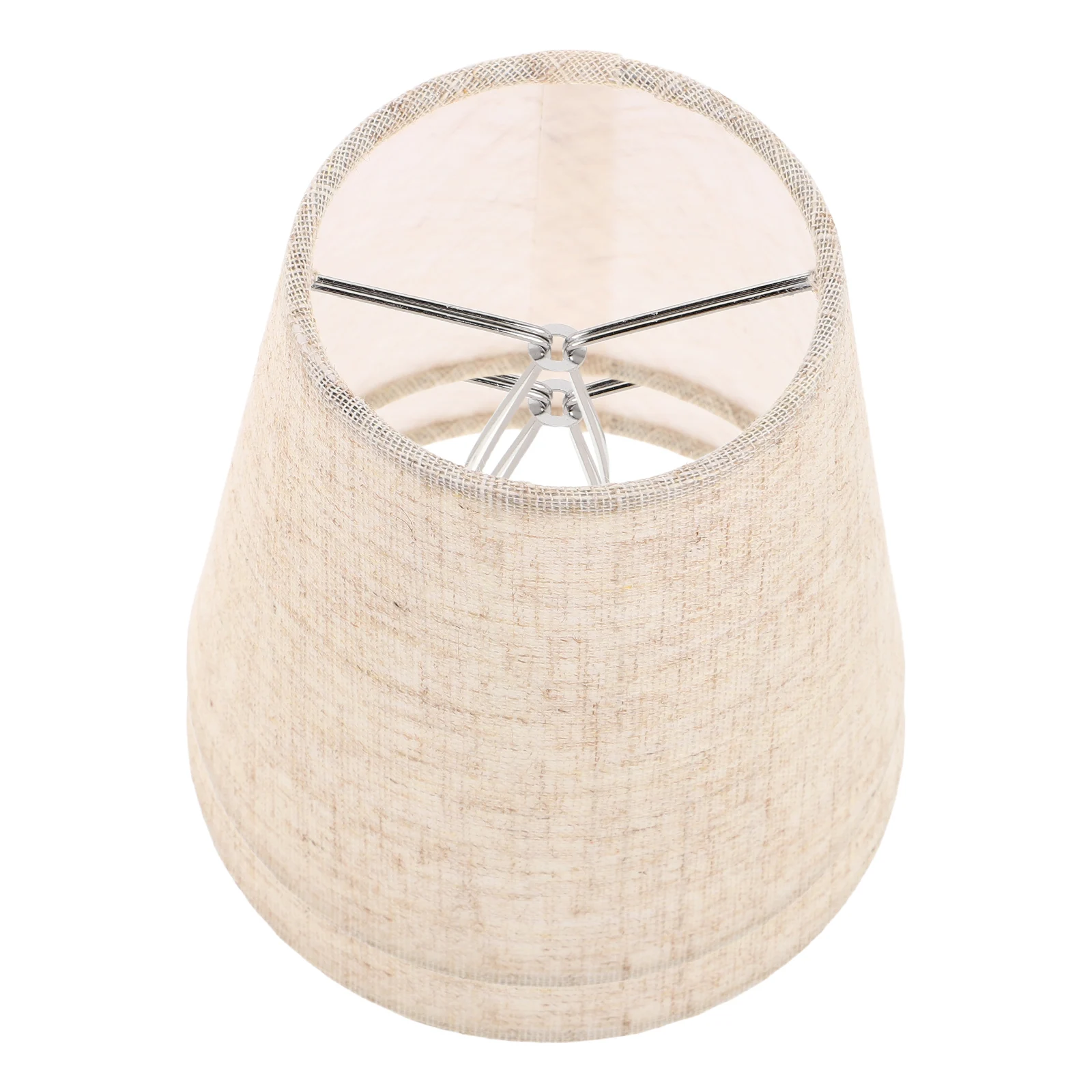 

2pcs Linen Lamp Shades Natural Handmade Drum Lampshade Soft Light Cover For Table Floor Wall Lamp 5.5 Inch Replacement Burlap
