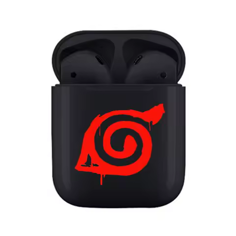 Naruto Sharingan Naruto Kaka Two-dimensional Anime Wireless Apple Android Bluetooth Headset with Charging Box Festival Gifts