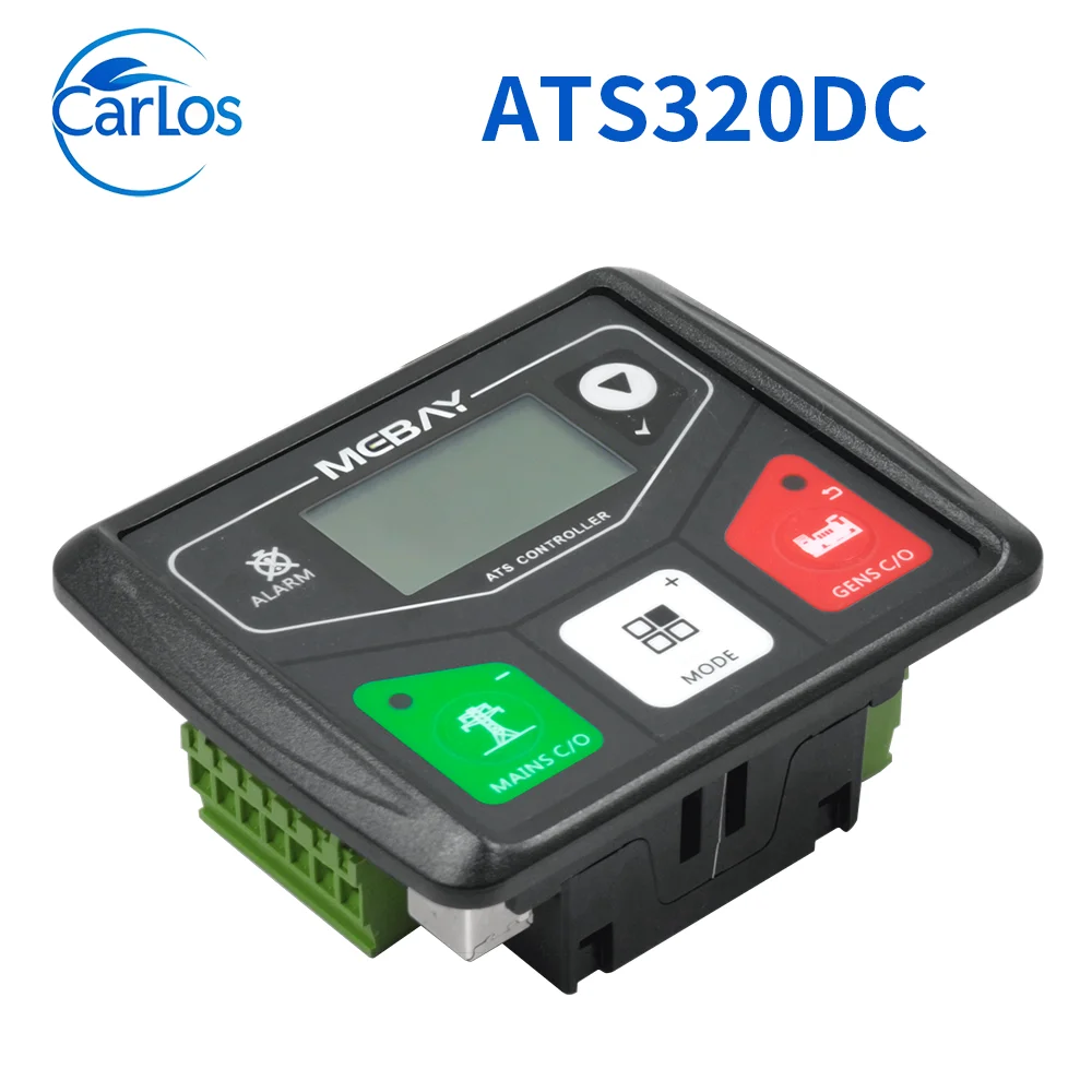 Mebay  ATS320DC  ATS Controller Dual Power Automatic Transfer Switch Control Module With USB Port Generator Parts