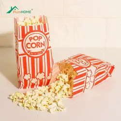 25pcs Popcorn Bags Popcorn Paper Bags Grease Proof Bags Popcorn Paper Packing Bags Popcorn Packaging Oil Resistant Paper Bags