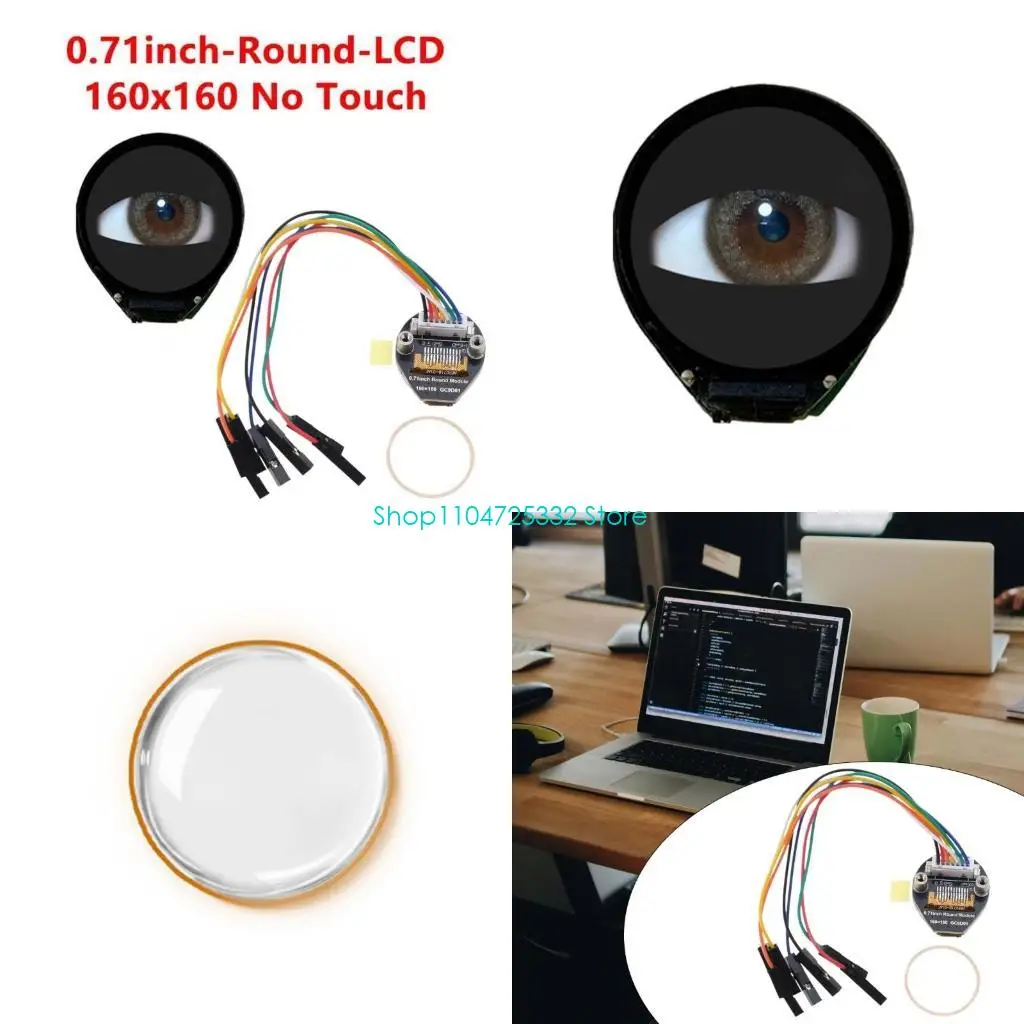 

P5EA 0.71Inch Circular Display LCD Panel Low Power Consumption Energy Efficient for Portable Electronic Innovations