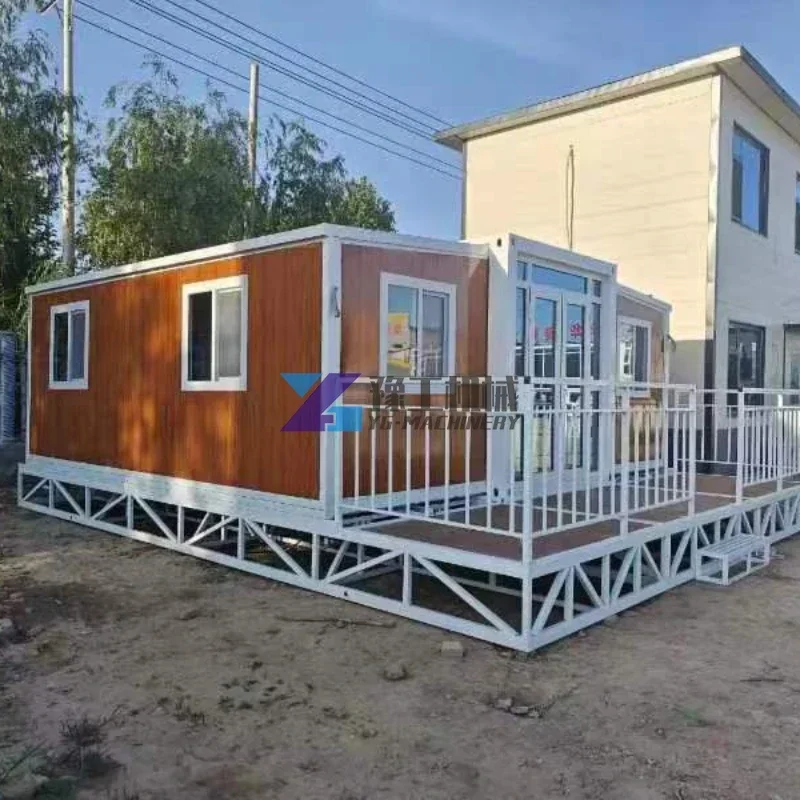 20 40ft Double Wing Expansion Box Habitable Container Mobile House High Quality Room with Customized Color Tiny Container House