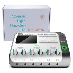 6 Output EMS Electro Stimulator Acupuncture Needle Electric Body Massager Physiotherapy for Pressure Relieve Relaxation DMZ-1