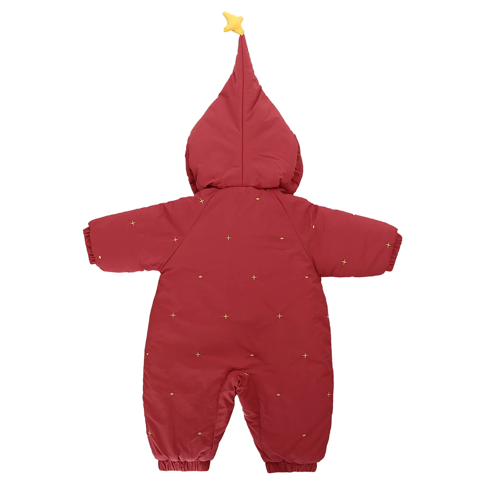 الرضع طفل شتاء دافئ مقنعين بذلة الثلوج دعوى سحاب أكمام طويلة التطريز سميكة السروال القصير ارتداءها الاطفال الملابس في الهواء الطلق