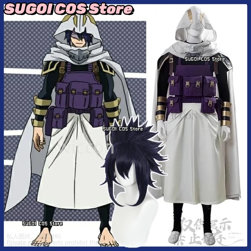 Academ Season 4 Cosplay Tamaki Amajiki Costume Battle Uniform Boku No Herooo Wigs For Woman Man Halloween Christmas Customized