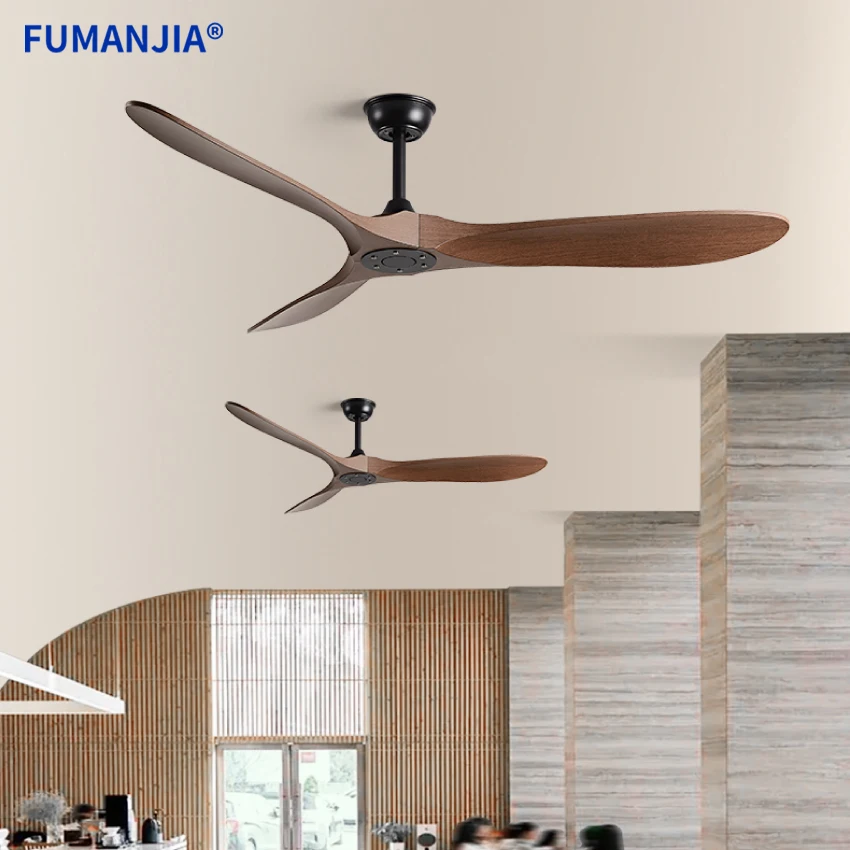 FUMANJIA 36/42/52/60 Inch Inverter Ceiling Fan with Remote, Quiet, 6-Speed, Energy-Efficient for Living/Dining/Study/Bedroom