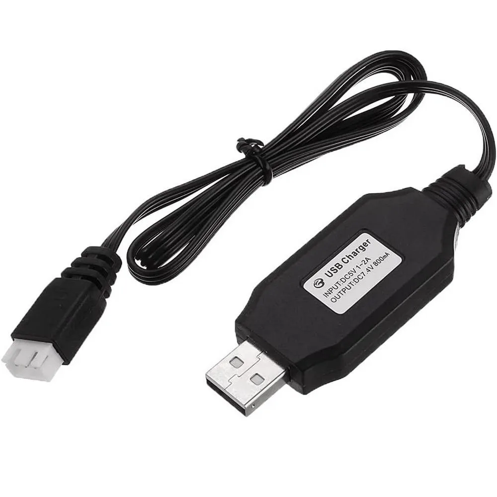 Portable 3.7V/7.4V/11.1V Battery Adapter XH-3P/XH4P/PH2.0/SM-3Pin Universal RC Toy Charger 1000mAh/500mAh Power Supply