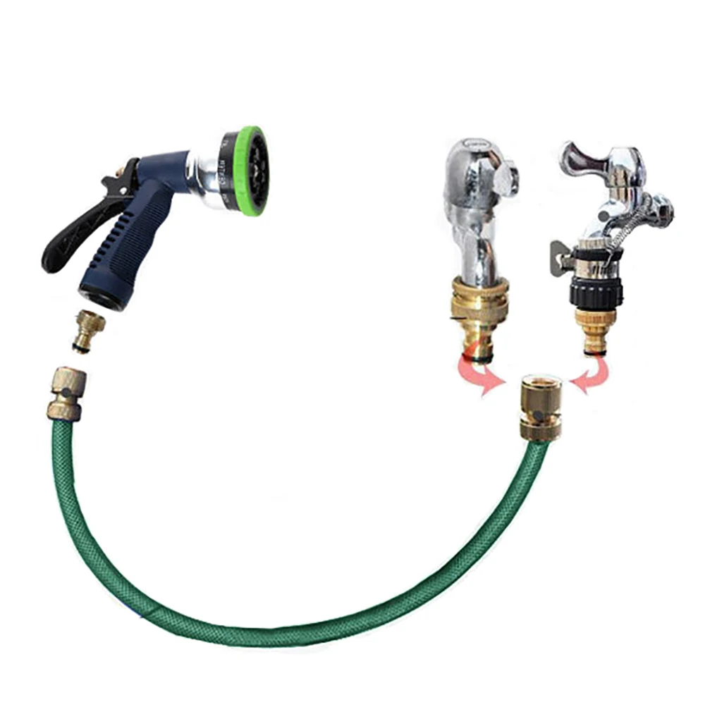 7,8 وظيفة حديقة بندقية رش حديقة الحائط تخزين الرف ارتفاع ضغط بندقية رذاذ فوهة الرش مع زجاجة رغوة #3