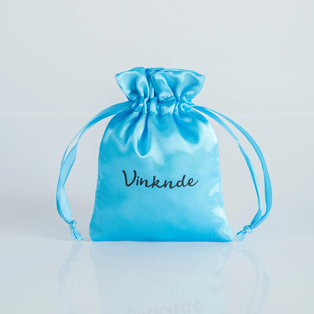 QIUMING Lot de 50 pochettes à bijoux en velours doux avec cordon de