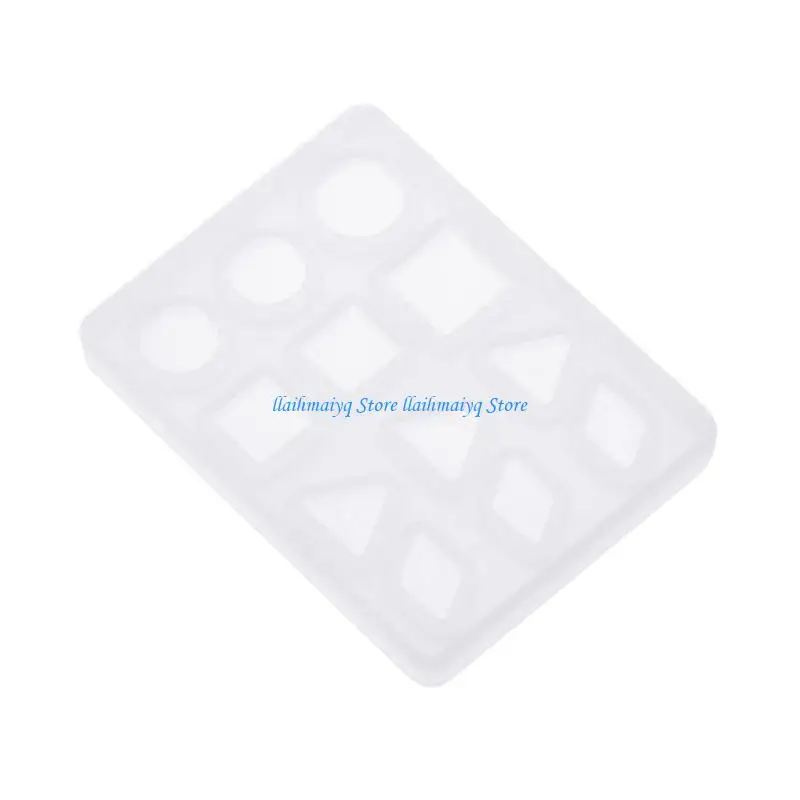 573B Geometric Figure Earrings Pendant Resin Mold Eardrops Silicone Moulds DIY