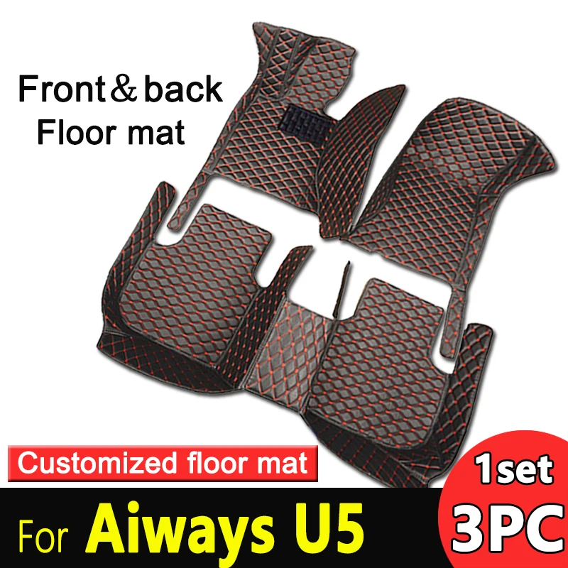 

Car Floor Mats For Aiways U5 2022 Custom Auto Foot Pads Automobile Carpet Cover Interior Accessories