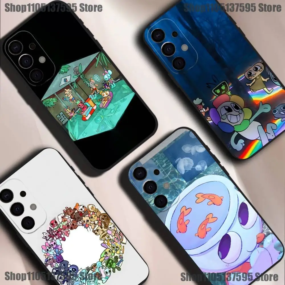 

Funny Cartoon Goob D-Dandys World Phone Case For Samsung S25,S24,S21,S22,S23,S30,Ultra,S20,Plus,Fe,Lite,5G Black Cover