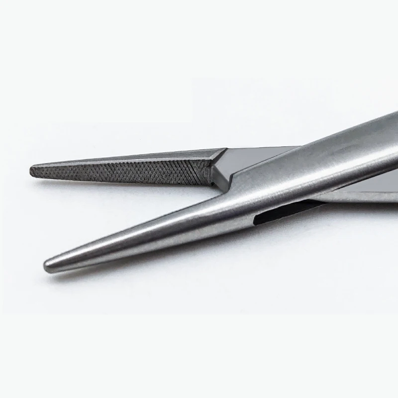 

Dental Needle Holder Plier Reusable Gold Plated Handle Forcep Surgical Instrument 12/14/16/18cm Tool