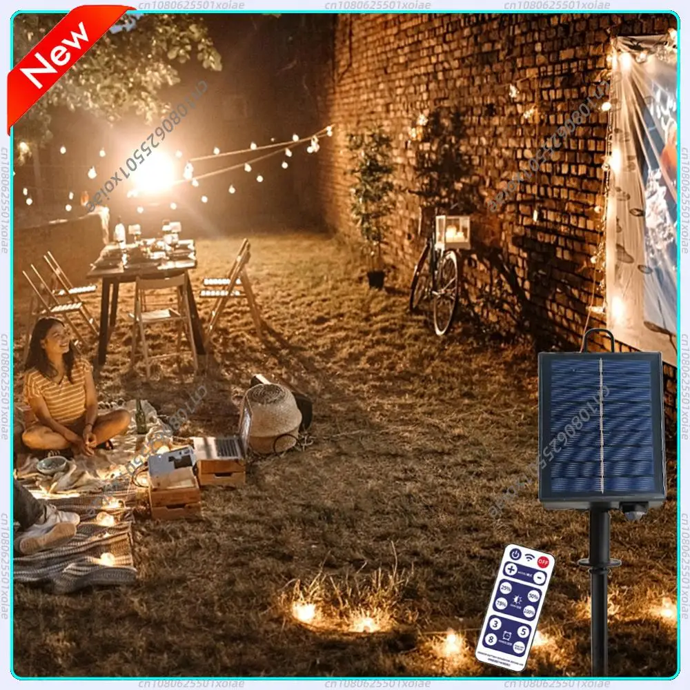 

Контроллер для солнечных гирлянд с зарядкой 3.7V-24V DC, пультом ДУ, 8 режимами, аккумулятором 1200 мАч для светодиодных лент на медной проволоке, для декора сада