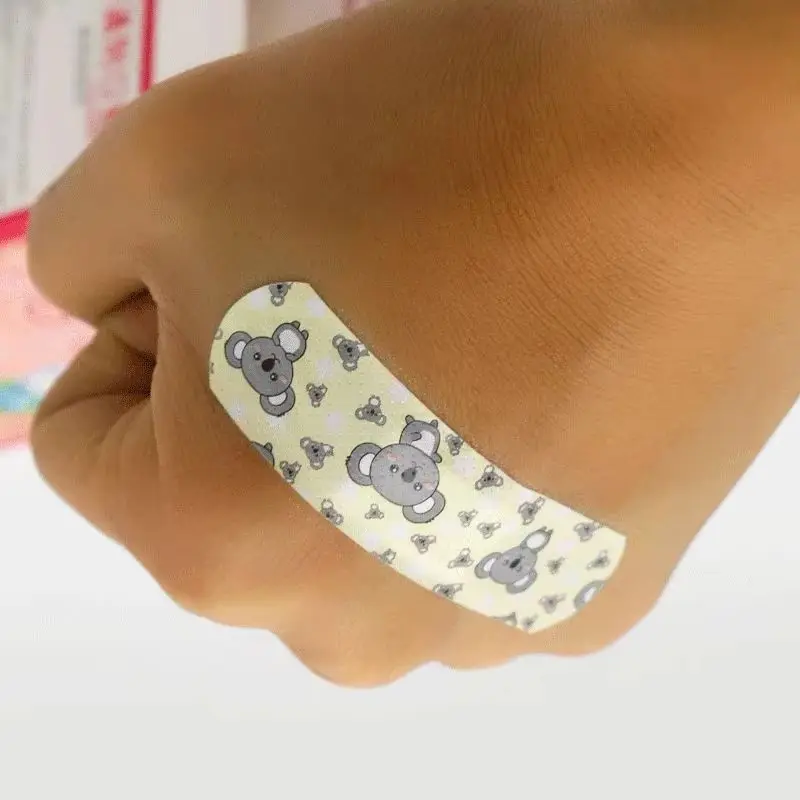 

100pcs/set 120pcs/set Cartoon Band Aid First Aid Plasters Transparent Non-transparent Wound Dressing Patch Adhesive Woundplast