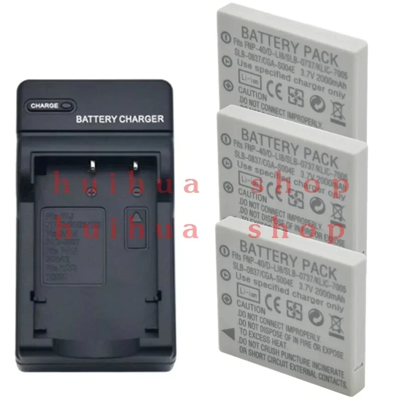 2000mah NP-40 NP40 FNP-40 battery For Fuji np40 For Fujifilm F460 F470 F480 F601 F610 F710 F810 Z1 Z2 Z3 Z5 V10 J50 camera zm