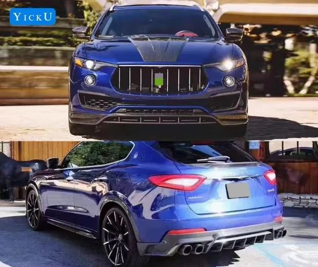 High Quality MSY Style 100% Carbon Fiber Body Kit forMaserati Levante - Front Lip, Rear Diffuser & Wing Spoiler Upgrade Parts