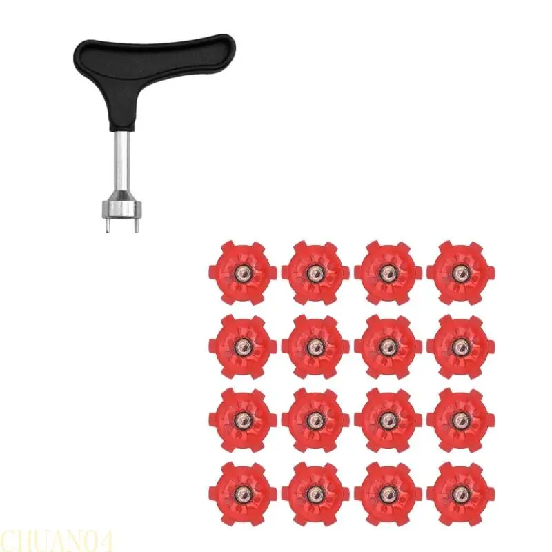 A1A2 16 Cái Xoay nhanh Xoay vít đinh tán Nonslip Golf Pin Dễ dàng cài đặt