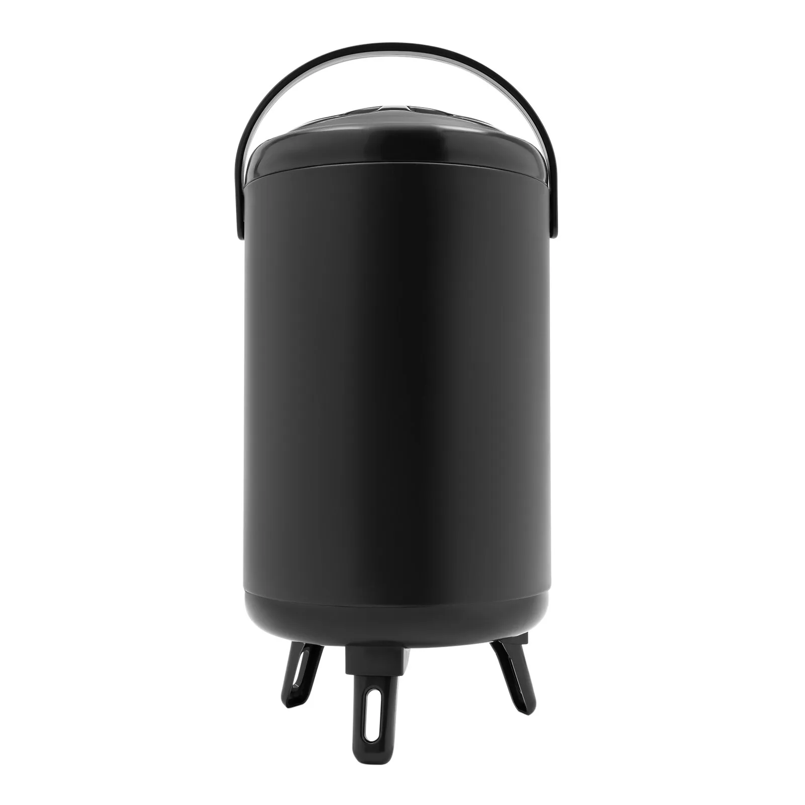 10-litrowy czarny izolowany dystrybutor do napojów/serwer do gorących napojów, izolowany dystrybutor do napojów ze stali nierdzewnej