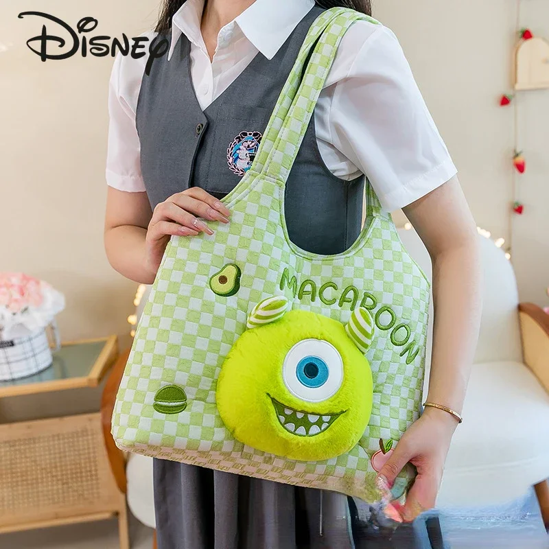 Disney-Bolso de mano de muñeca para mujer, bolso de compras de alta calidad, pequeño, fresco y versátil