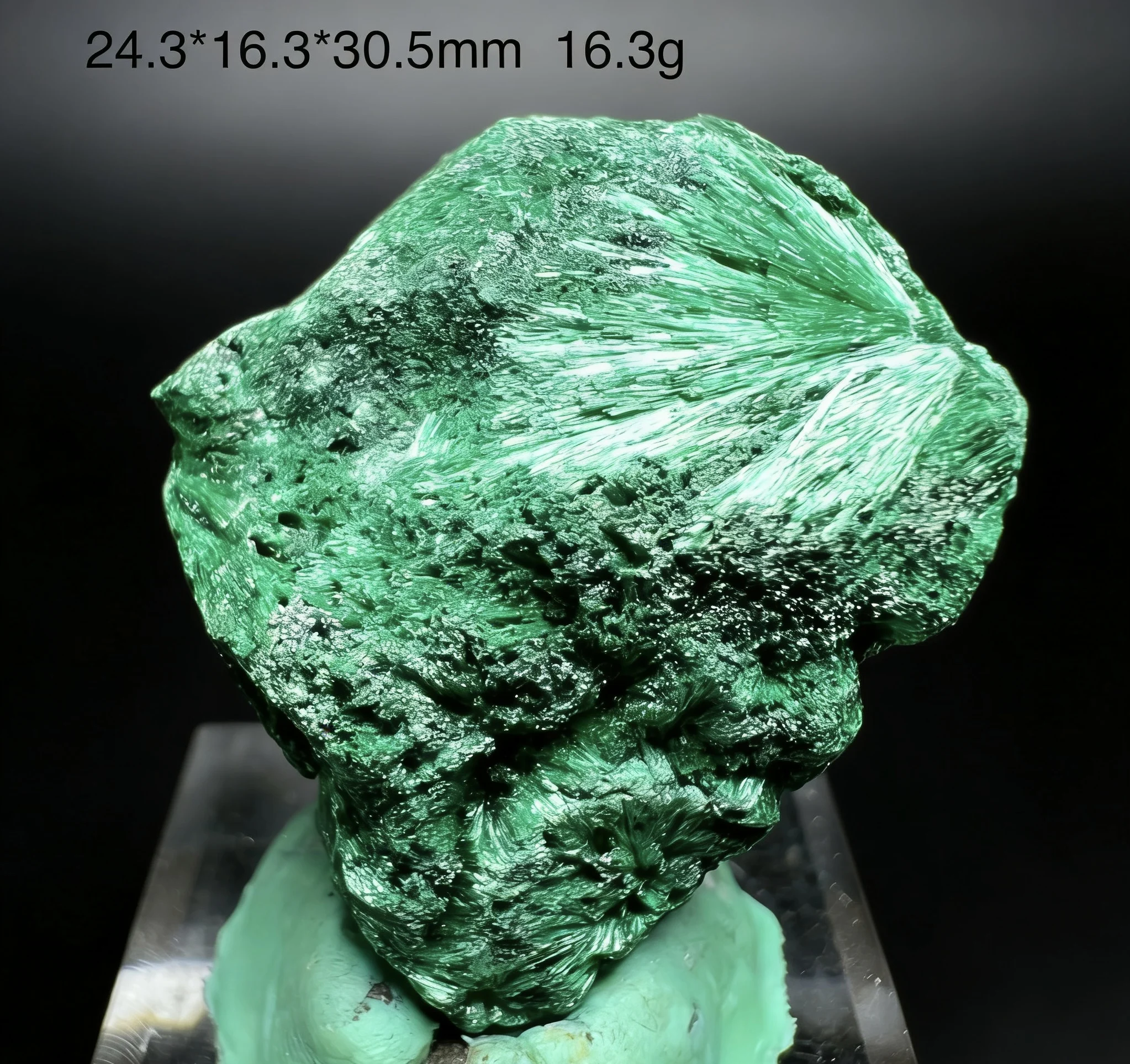 

Natural Velvet Cat Eye Malachite Mineral Crystal Ornament Ore Specimen Original Stone Geological Science Popularization Gift