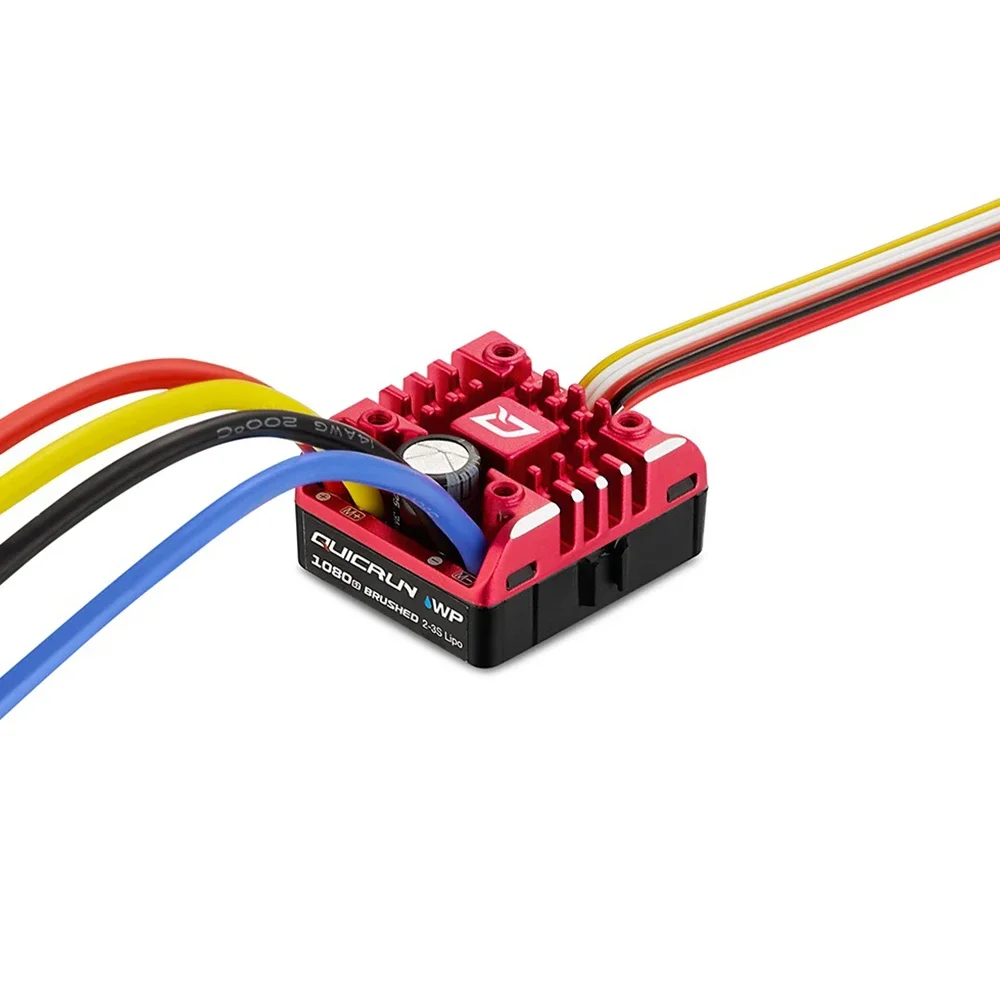 Hobbywing QuicRun ESC 1:10 1/8 actualización 1080 G2 cepillo sobre orugas cepillado WP 80A controlador electrónico de velocidad 540 550 775 adaptación