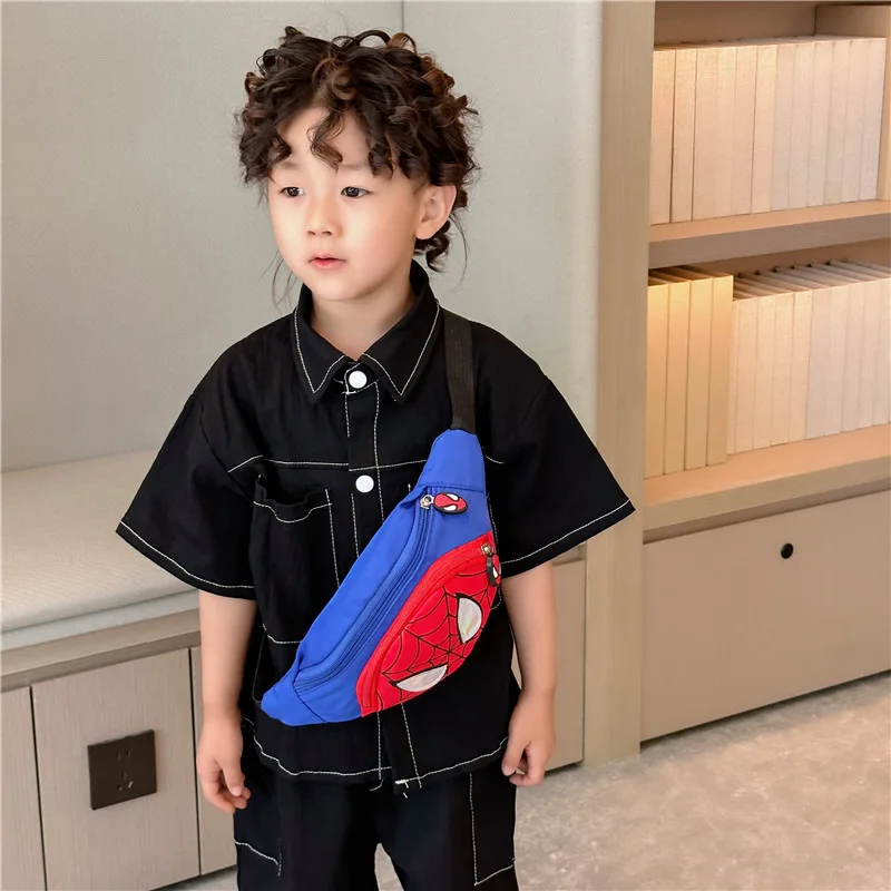 Disney Cartoon Boys Spider-Man Nieuwe Kids Borsttassen Jongens Schattige Borsttas Heuptas