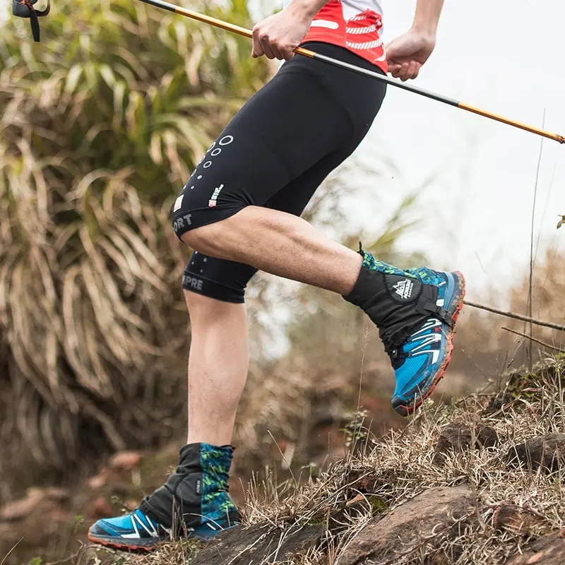 Aonijie capas para tênis de corrida ao ar livre, montanhismo, caminhadas, unissex, à prova de areia, grosso, resistente ao desgaste, equipamento