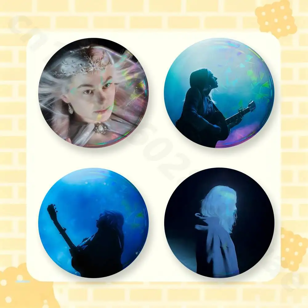 P-phoebe bridgers lost weekend 2 Pieces Set Badge Set Fashion Brooches for Women Men Backpack Accessory Bag Badge