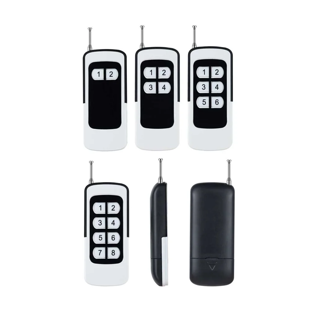 500M High Power Drop-proof Industrial Wireless Remote Control 2/4/6/8 Button EV1527 Chip ASK RF 433MHz