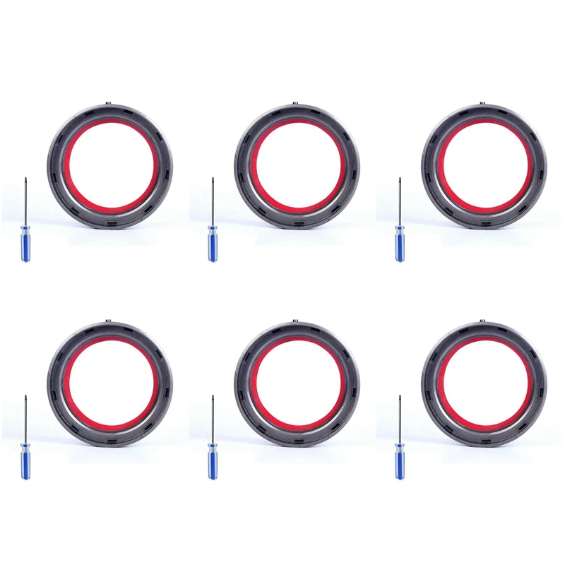 

6X For Dyson V11 SV14 SV15 Vacuum Cleaner-Dust Bin Top Fixed Sealing Ring Replacement Attachment Spare Part Accessories