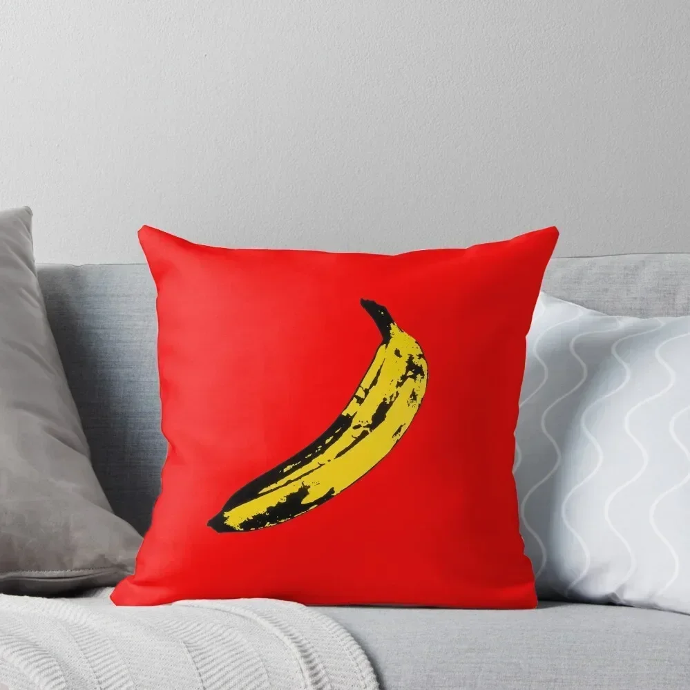 

Big Yellow Banana - Red Throw Pillow Decorative Pillow Covers For Sofa Covers For Sofas Plaid Sofa Pillow Decor