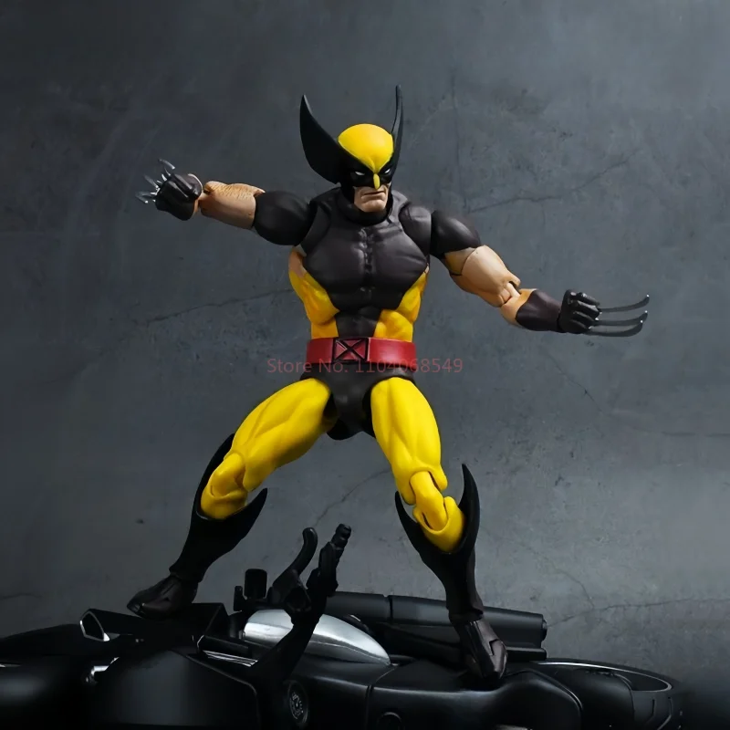 Hot Ct Wolverine Mafex 138 Action Figures Giocattoli Set Statua mobile di alta qualità Modello bambola Modello da collezione Regali di Natale di Halloween