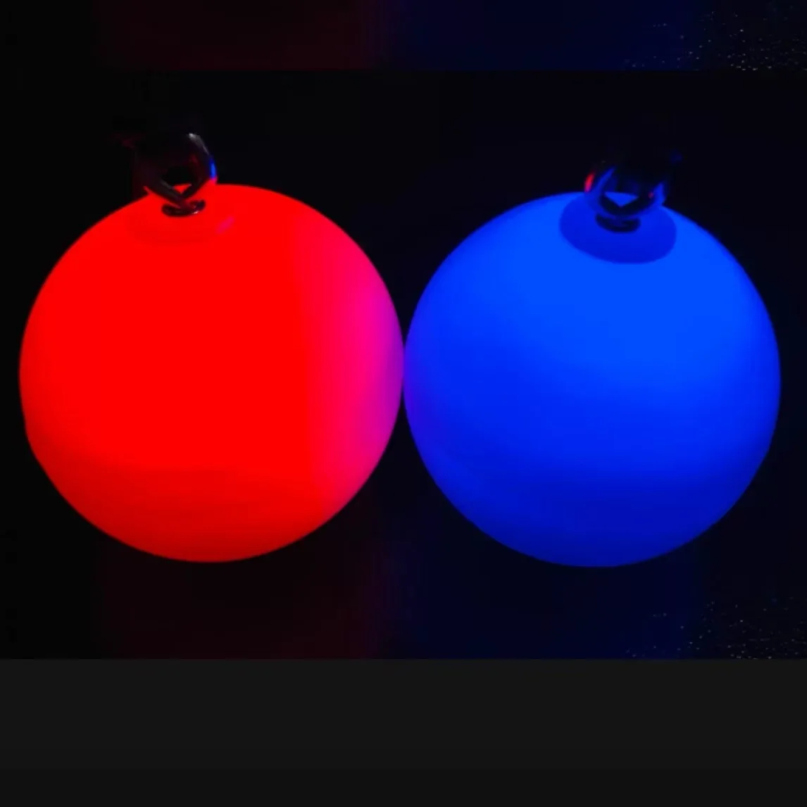 Rechargeable remote control LED ball toss Throwing Juggling Props Color Change Halloween Stage Performance Party Props