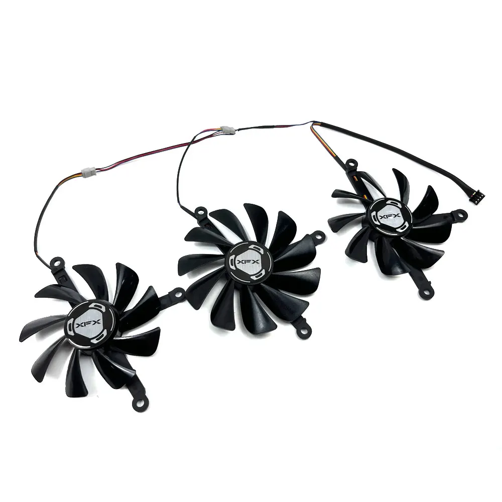 NEW 1SET CF1010U12S XFX Radeon RX 5700 XT GPU Fan，For XFX RX 5600 XT、RX 5700、RX 5700 XT Video card cooling fan