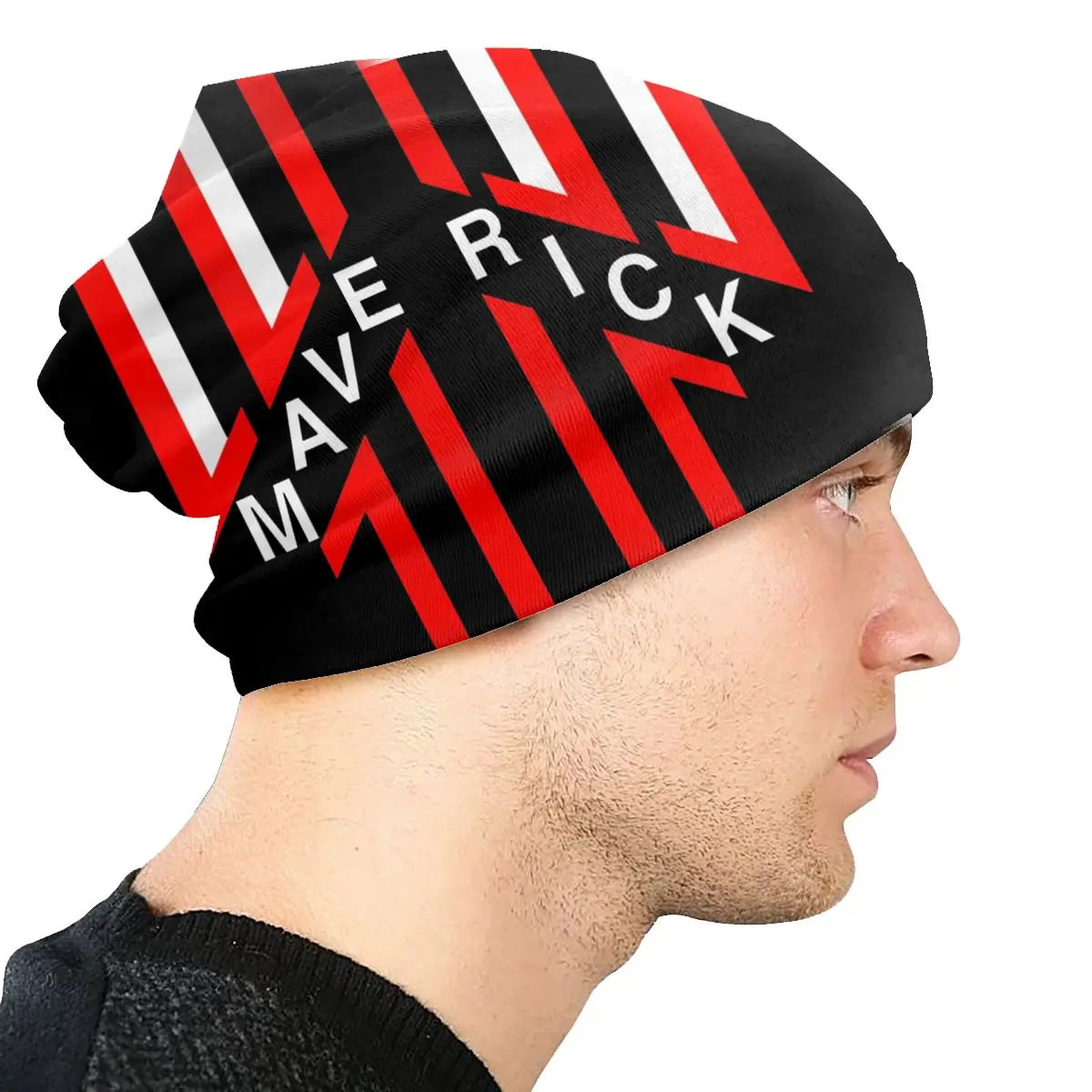 Custom Streetwear Winter Warm Men Women Knitted Hat Adult Unisex Top Gun Maverick Film Skullies Beanies Caps Topgun Bonnet Hats