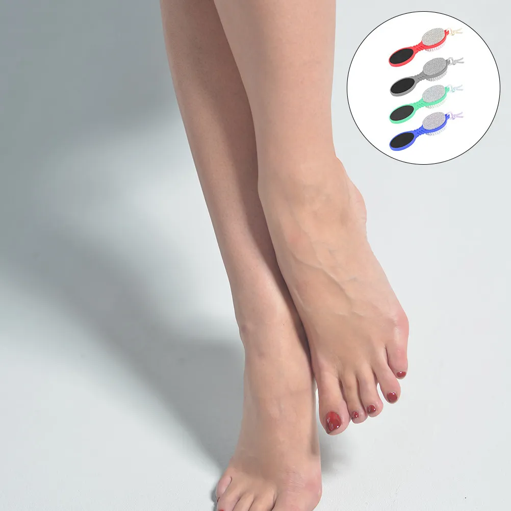 

4Pcs Foot Rasps Callus Removers Stainless Steel PP Stone Foot Care Files for Wet Conditions Smooth -Soft Feet Fast Effective