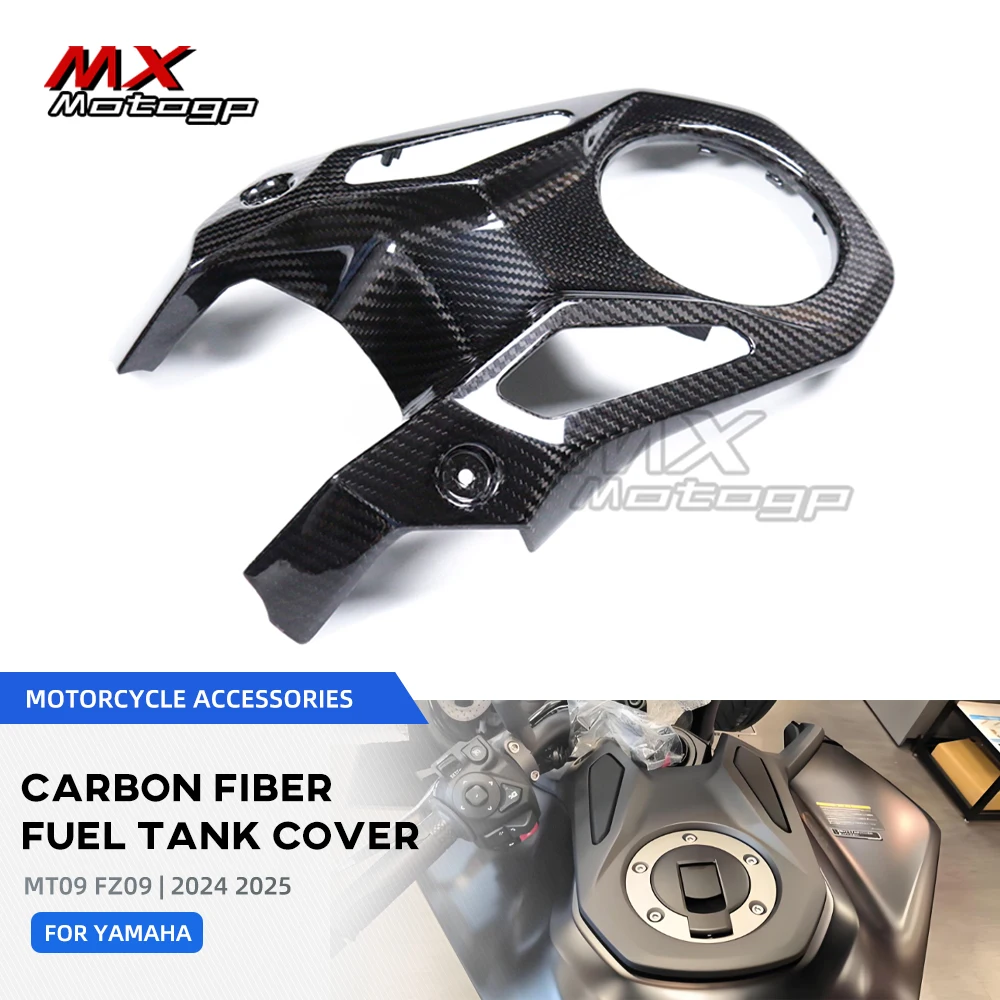 MT09 2024 2025 Carbon Fiber Winglets Radiator Side Panels Fairing For YAMAHA MT09 FZ09 Motorcycle Parts Fixed Wing Protector