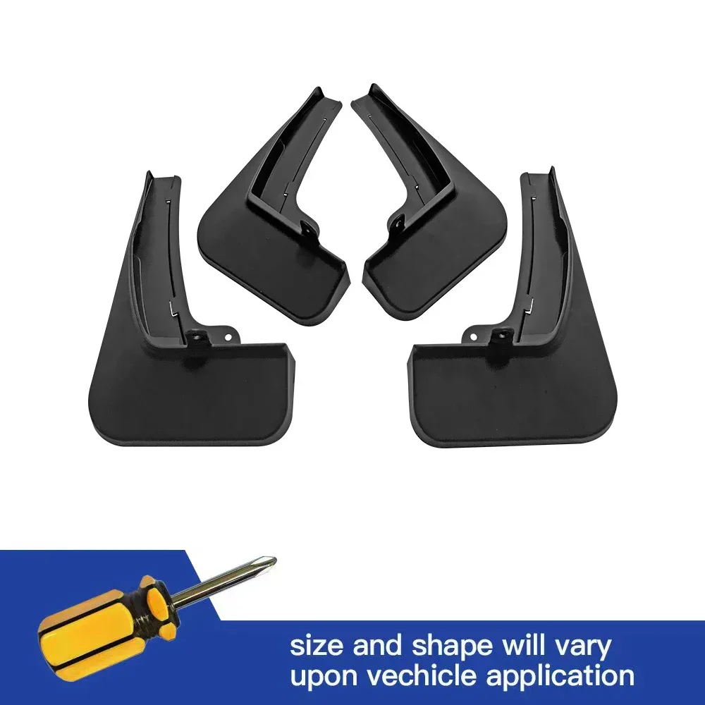 

4Pcs Front & Rear Mud Flaps Splash Guards Mudguards Black For LEADING IDEAL LiXiang L9 2022 2023 LI