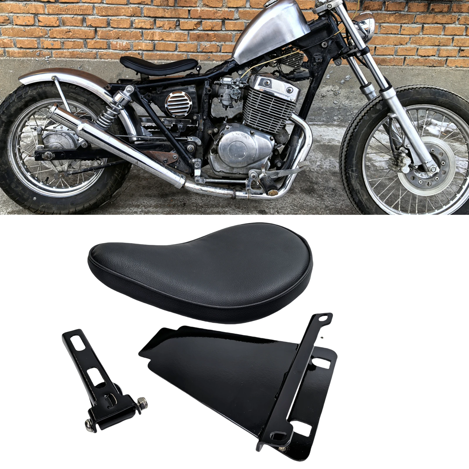 

For HONDA Rebel CA250 CA 250 Motorcycle Solo Seat Cushion Seating Saddle Pad