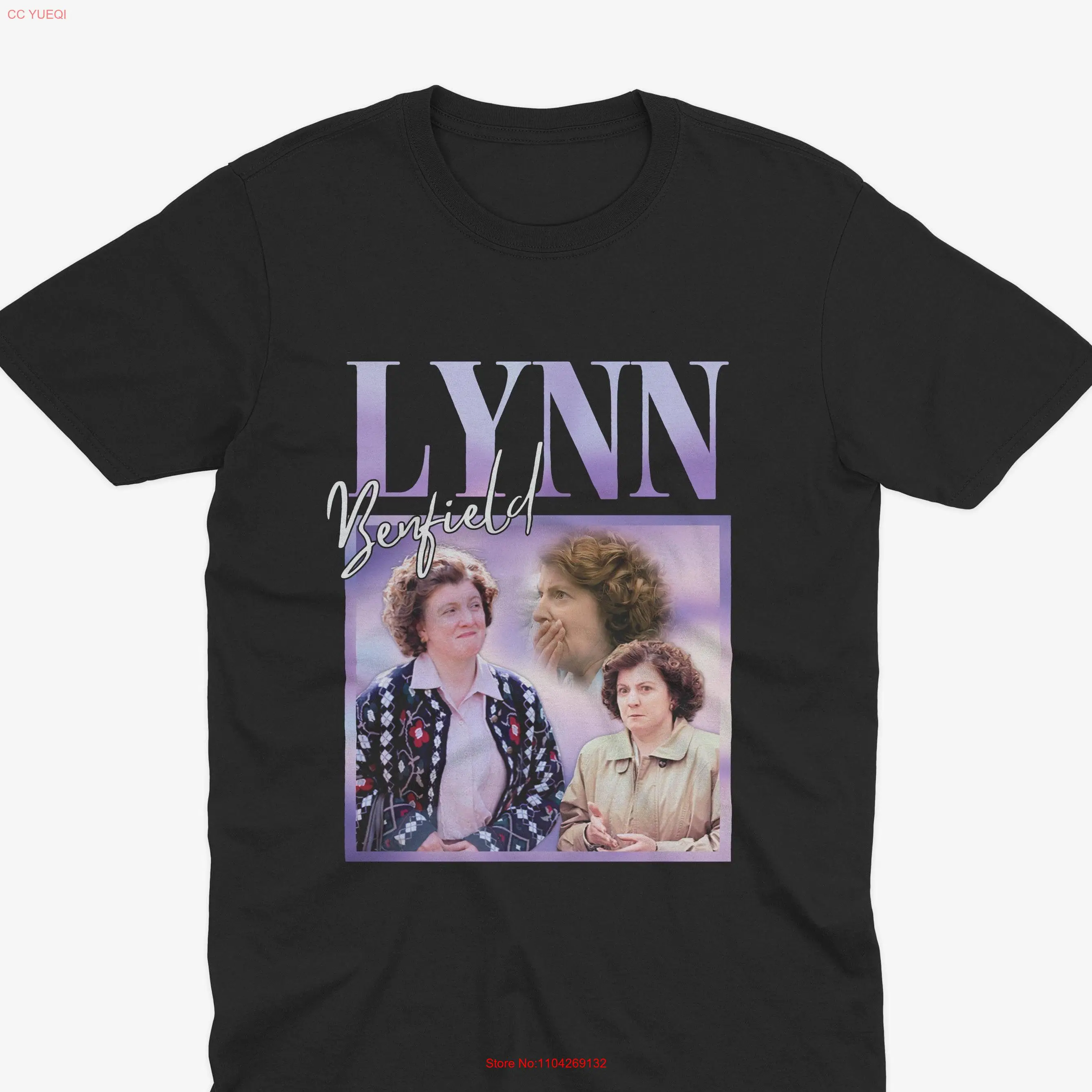 Camiseta Retro Lynn Benfield Alan Partridge divertida programa de televisión cita arte Steve Coogan mangas largas o cortas
