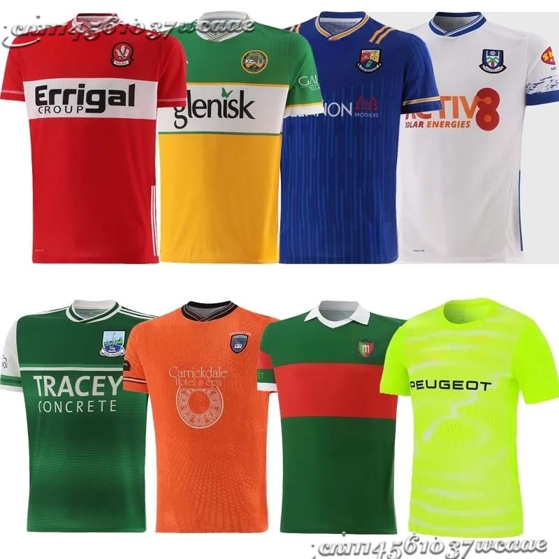 2026 Irish County Rugby Jersey Letter Print Multiple Colorway Pattern Background Street Casual Athletic Uniform FamilyMatching