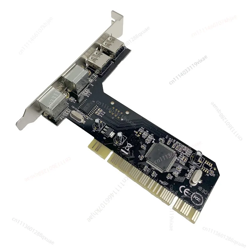 

Keyboard Mouse Adapter Card PCI 32bit to 2x PS2 PS/2 + 2x USB 2.0 Port for PC