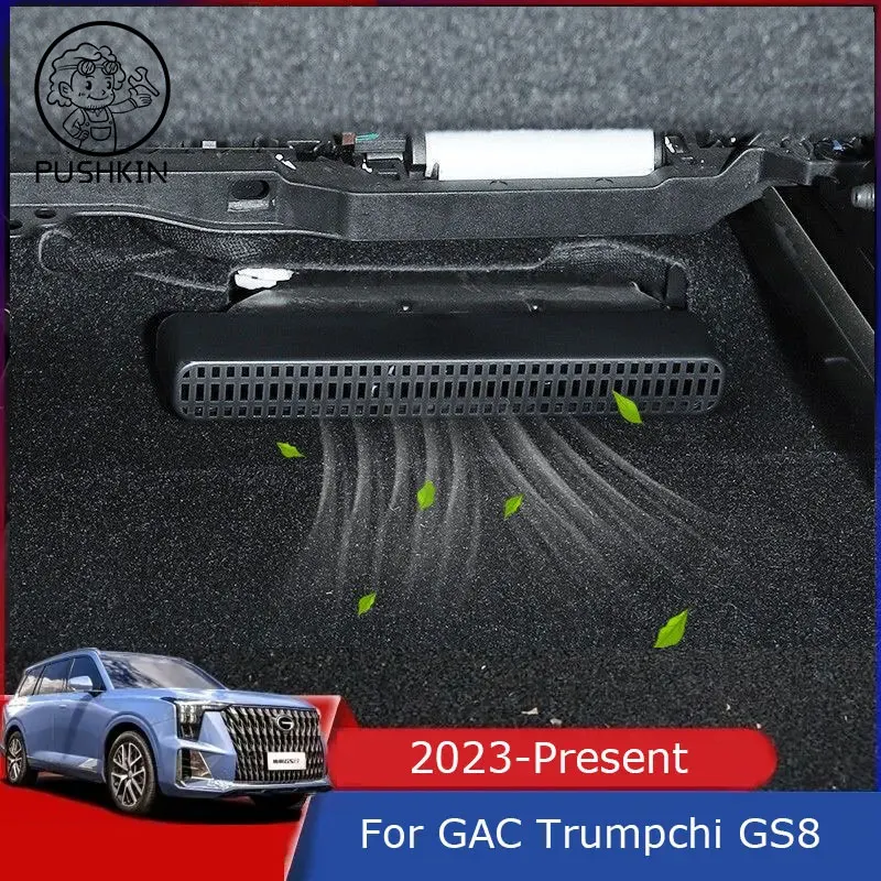

2Pcs Car Air Conditioner Cover For GAC Trumpchi GS8 Mk2 2TH II 2022 2023 2024 Under Rear Seat Seat Air Vent Duct Outlet Shell