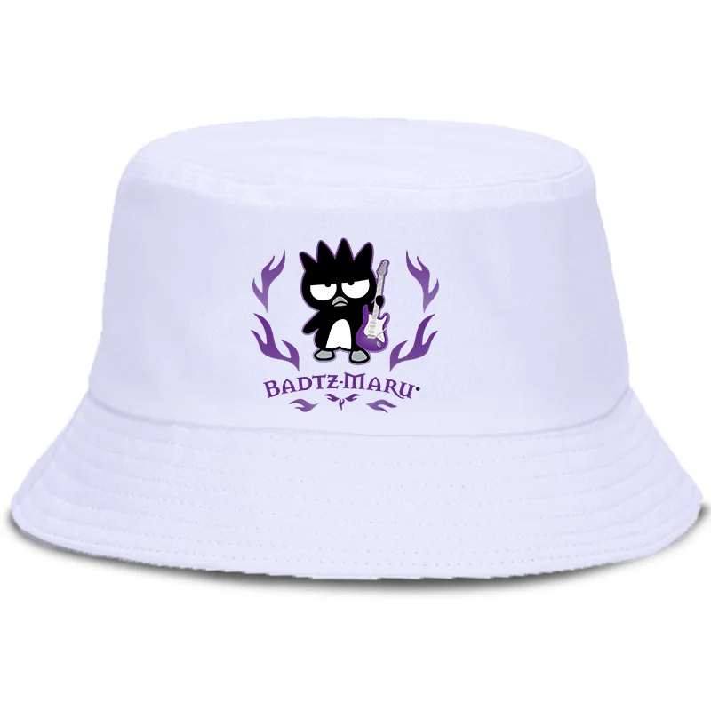 

Anime Badtz Maru Parent-child Bucket Hat Kids Summer Panama Bucket Cap Women Men Hip Hop Harajuku Fisherman Hat