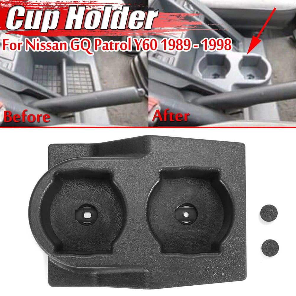 

Professional Cup Holder Plastic Replacement Interior Accessories Black Car Accessories Front Console Holder Interior