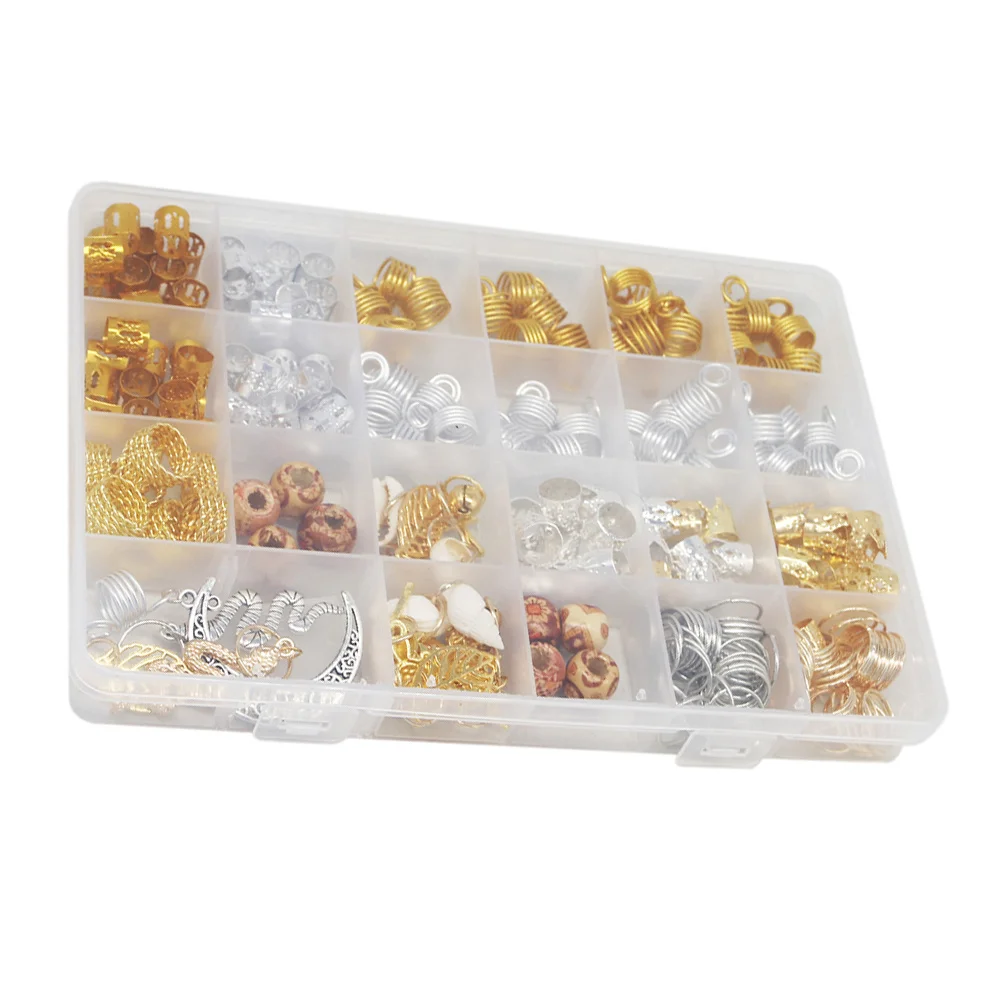 

1 коробка, аксессуары для дредов, плетение манжетов из цинкового сплава, прочные украшения для волос для косичек, вечеринки, свадьбы, выпускного вечера