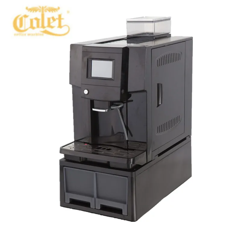 Q006 Silver&black 4languages Professional Commercial Fully Automatic Coffee Machine