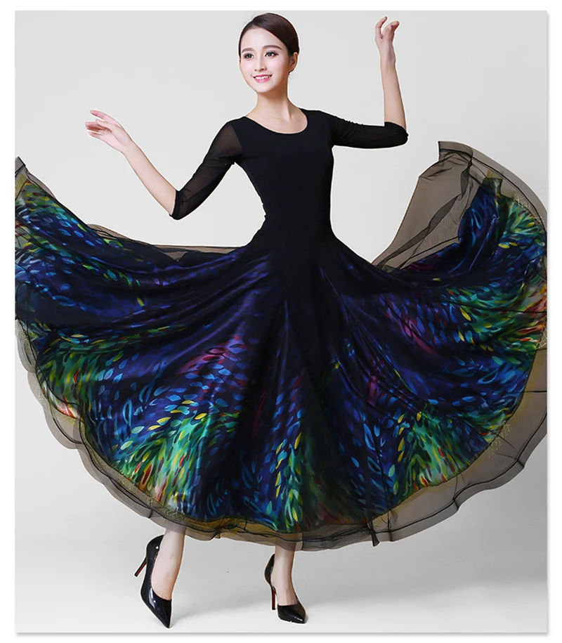 High Quality New  Ballroom Dance Competition Dress Standard Dresses Modern Performance  Costume Women Big Swing Waltz Clothes